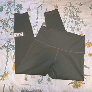 Fleo Dark Green Leggings